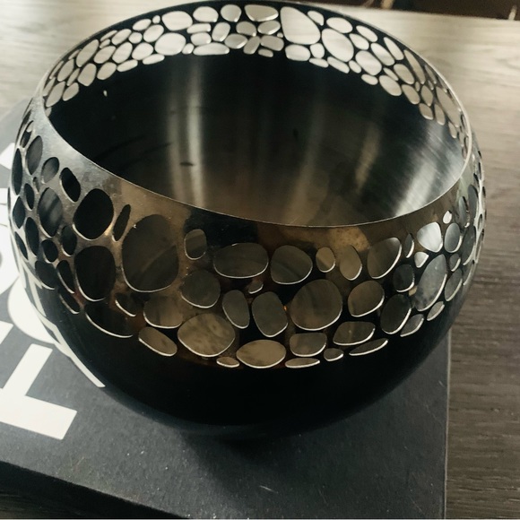 Steelforme | Stones Laser Cut Stainless Steel Large Flower Vase | EUC - Picture 3 of 9